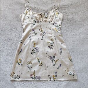 Showpo yellow satin dress